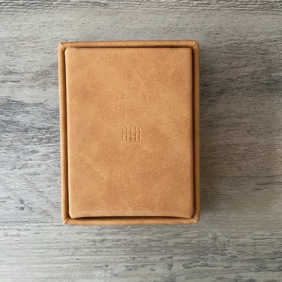 Hearth & Hand with Magnolia Plaid Playing Cards with Faux Leather Case - Picture 3 of 4